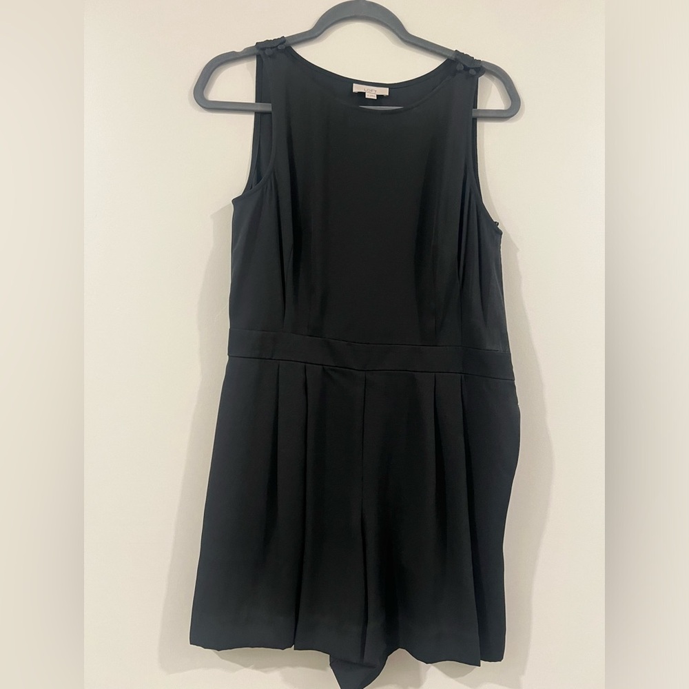 Loft black romper